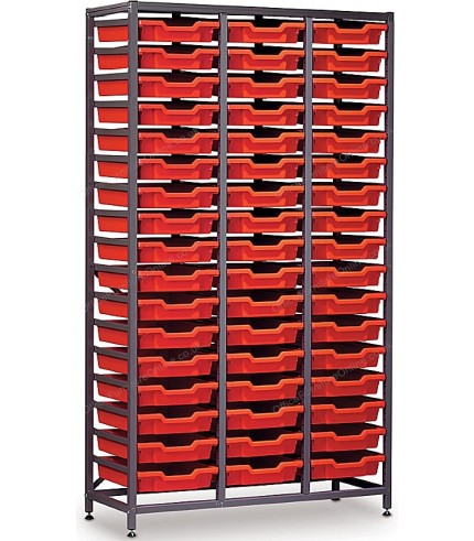 Gratnells 3 Column High 51 Tray Storage Rack