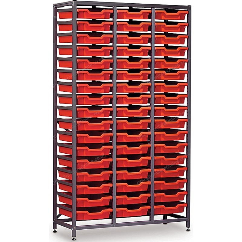 Gratnells 3 Column High 51 Tray Storage Rack