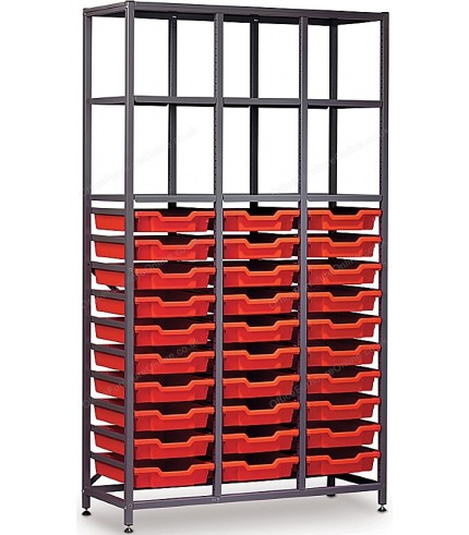 Gratnells 3 Column High 30 Tray Storage Rack