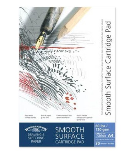 Winsor and Newton A3 smooth gummed 130gsm cartridge paper
