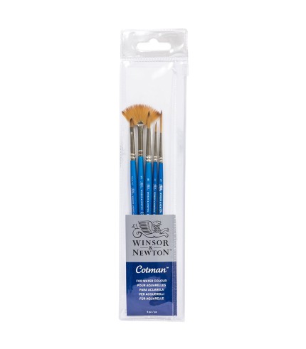 Winsor and Newton "Cotman" Brush Short Handle (Pack of 5)