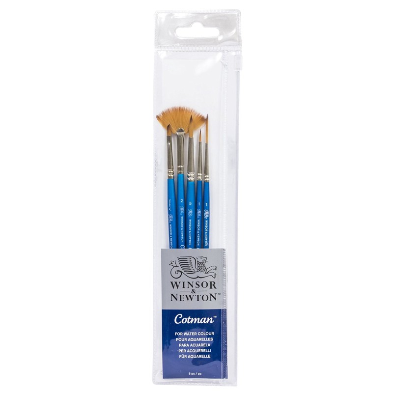 Winsor and Newton "Cotman" Brush Short Handle (Pack of 5)