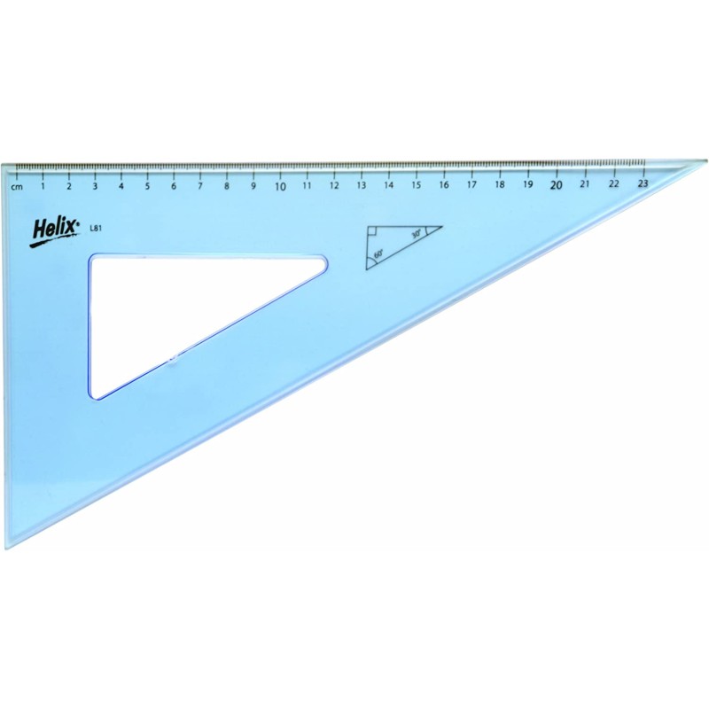 Helix Set Squares 26cm 60 Degree Set Square