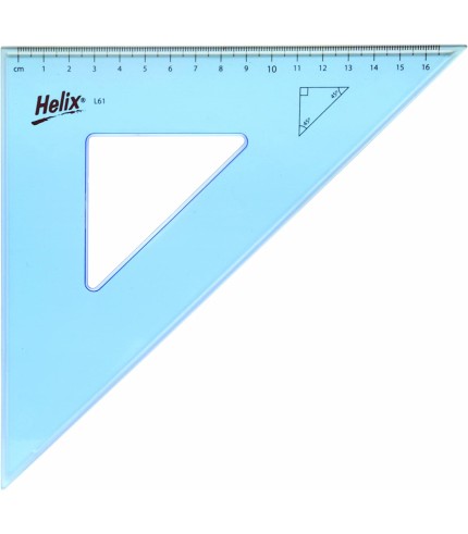 Helix Set Squares 31cm 45 Degree Set Square