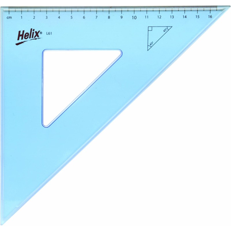 Helix Set Squares 31cm 45 Degree Set Square