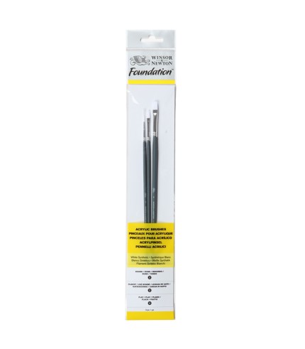 Winsor and Newton Acrylic Foundation Brush set 5