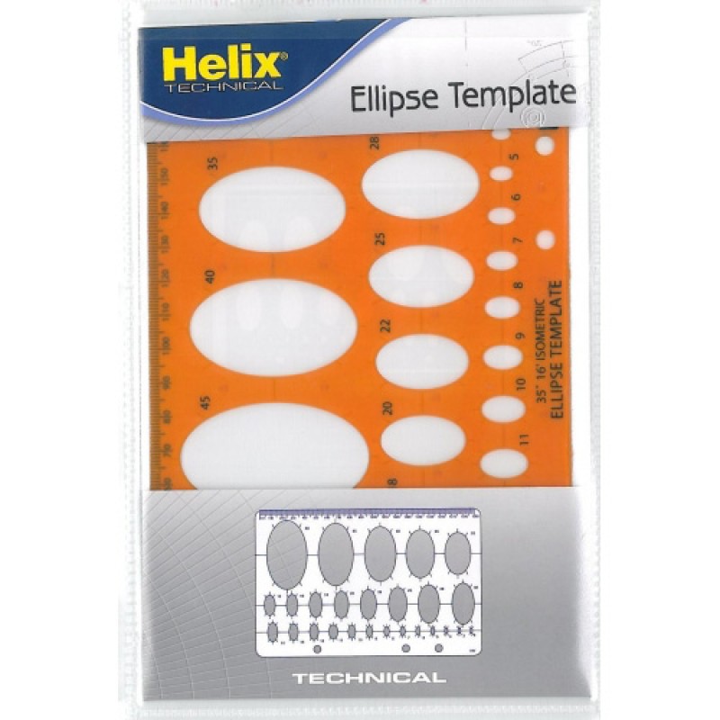 Helix Ellipse Template H82