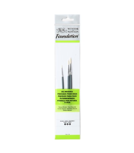 Winsor and Newton Oil Colour Foundation Brush set 19