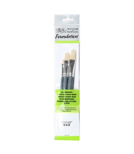 Winsor and Newton Oil Colour Foundation Brush set 20