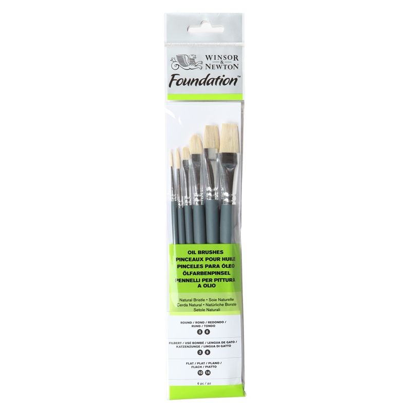 Winsor and Newton Oil Colour Foundation Brush set 25